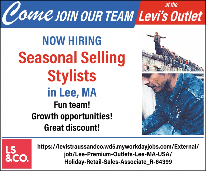 Seasonal Selling Stylists, Levi's Outlet